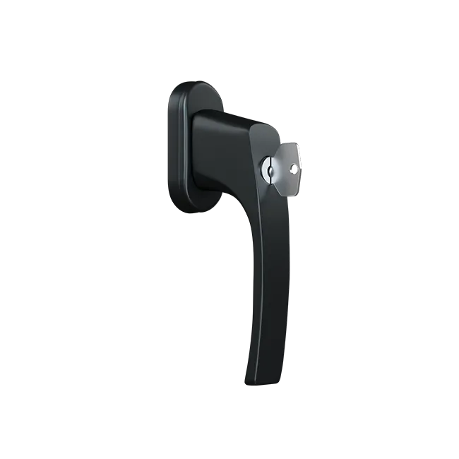 Klamka okienna MISTRAL z kluczykiem (RAL7016)