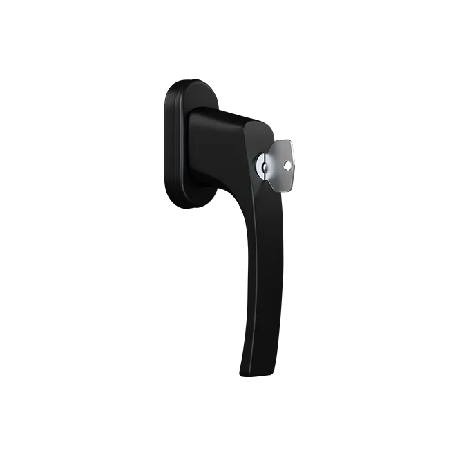 Klamka okienna MISTRAL z kluczykiem (RAL9005)