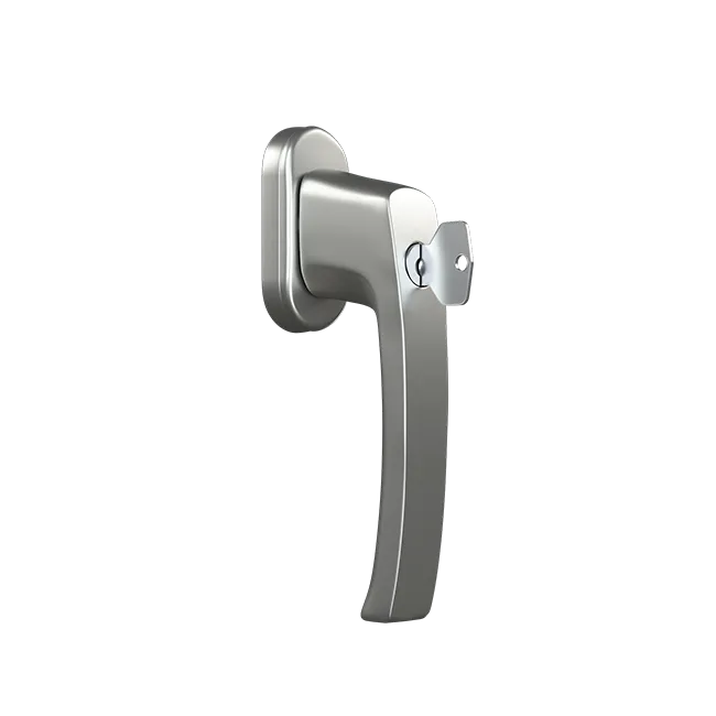 Klamka okienna NEVADA z kluczykiem (tytan F9)