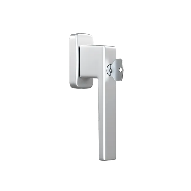 KWADRAT - Klamka okienna z kluczykiem - F1